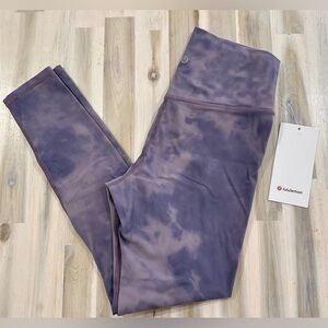 Lululemon Tie Dye Align HR Pant 25" Purple